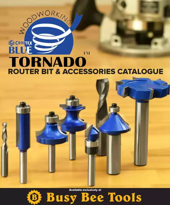 Busy Bee Tools catalogue in Stratford | Router Bit Catalogue | 2026-04-01T00:00:00.000Z - 2026-04-15T00:00:00.000Z