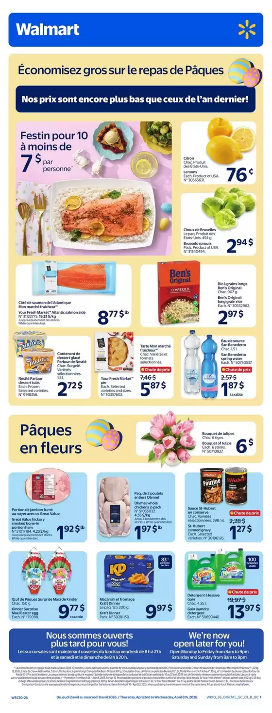 Walmart catalogue in Williams Lake | Top offers for smart savers | 2026-04-02T00:00:00.000Z - 2026-04-08T00:00:00.000Z