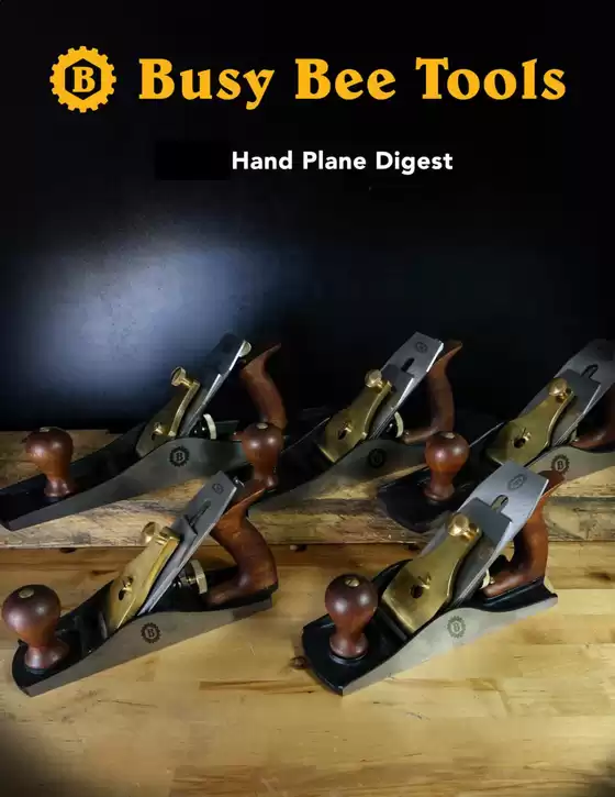 Busy Bee Tools catalogue in Stratford | Premium Hand Planes Digest | 2026-04-01T00:00:00.000Z - 2026-04-15T00:00:00.000Z