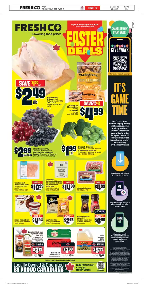 FreshCo catalogue in Saint-Jérôme | Weekly West | 2026-04-02T00:00:00.000Z - 2026-04-08T00:00:00.000Z
