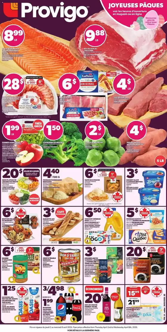 Provigo catalogue in Fort-Coulonge QC | Provigo weekly flyer | 2026-04-02T00:00:00.000Z - 2026-04-08T00:00:00.000Z
