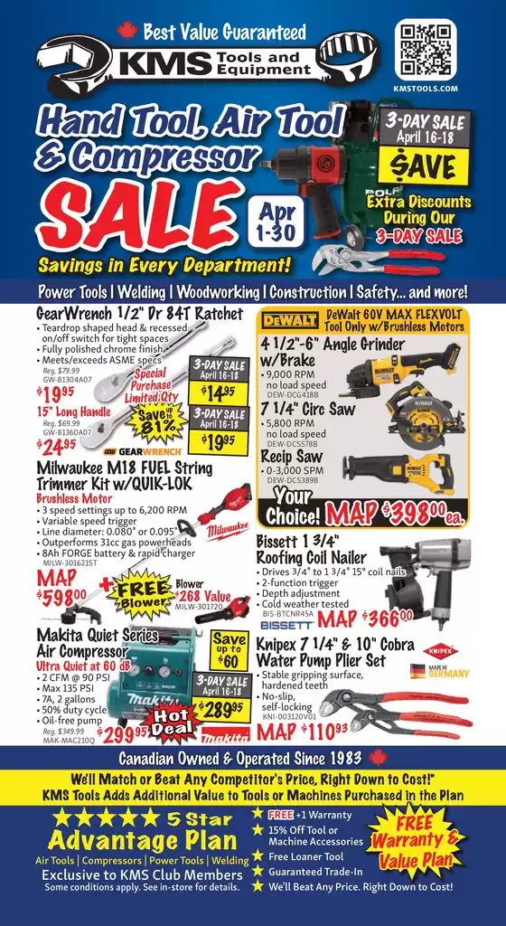 KMS Tools catalogue in Oshawa | KMS Tools weekly flyer | 2026-04-01T00:00:00.000Z - 2026-04-30T00:00:00.000Z
