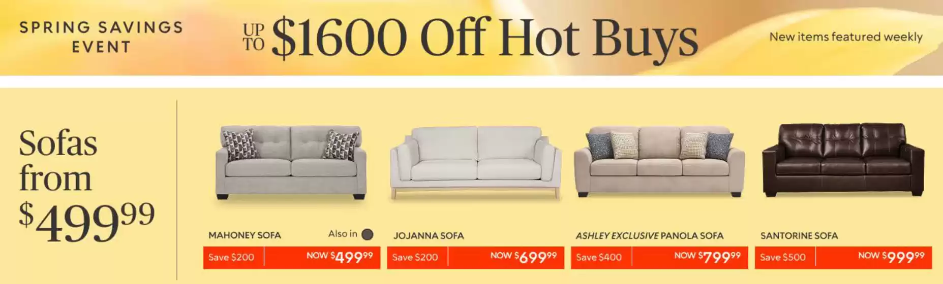 Ashley Furniture catalogue in Victoria BC | Spring savings event  | 2026-04-01T00:00:00.000Z - 2026-04-22T00:00:00.000Z