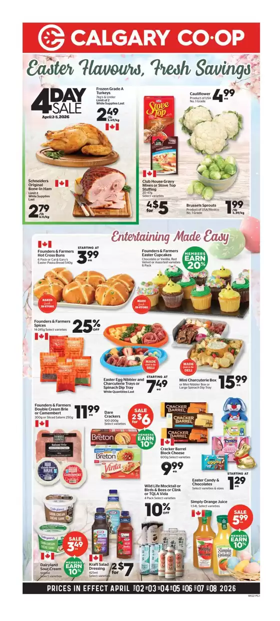 Calgary Co-op catalogue in Niagara Falls | Easter Flavours, Fresh Savings | 2026-04-02T00:00:00.000Z - 2026-04-08T00:00:00.000Z