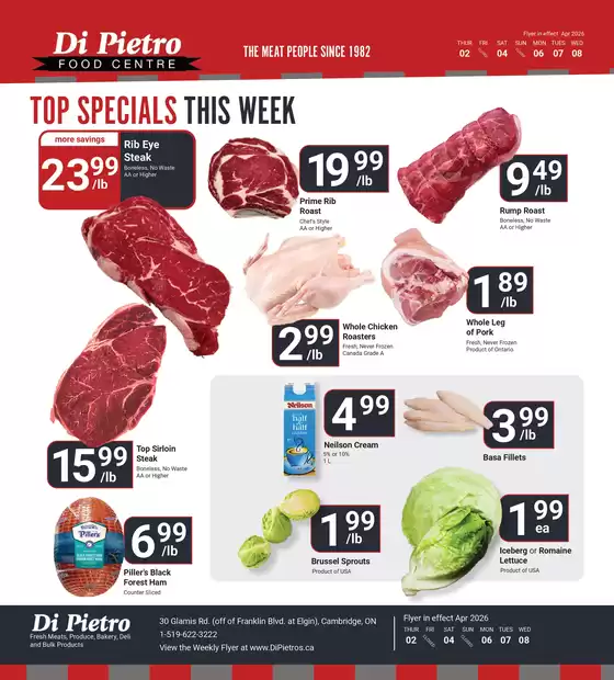 Di Pietro catalogue in Oshawa | Top specials this week  | 2026-04-02T00:00:00.000Z - 2026-04-08T00:00:00.000Z