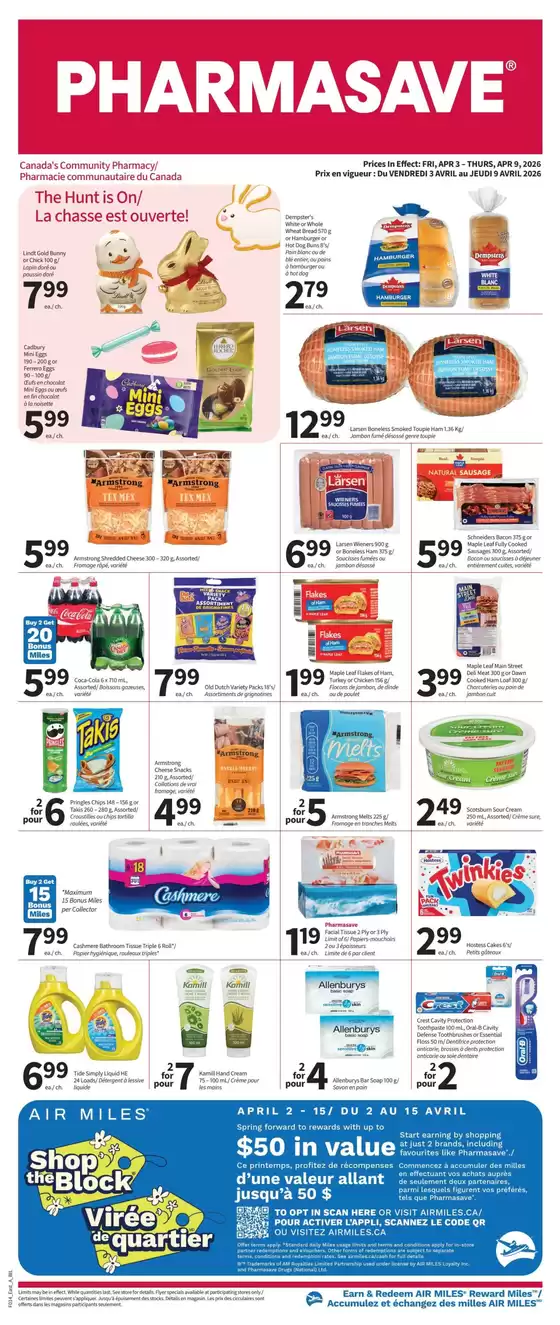Pharmasave catalogue | Pharmasave weekly flyer | 2026-04-03T00:00:00.000Z - 2026-04-09T00:00:00.000Z