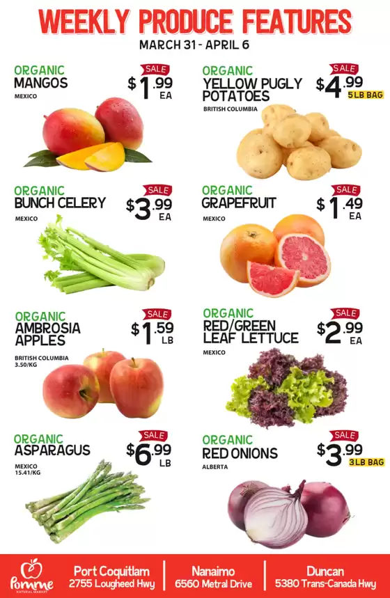 Pomme Natural Market catalogue in Oshawa | Weekly flyer  | 2026-04-02T00:00:00.000Z - 2026-04-06T00:00:00.000Z