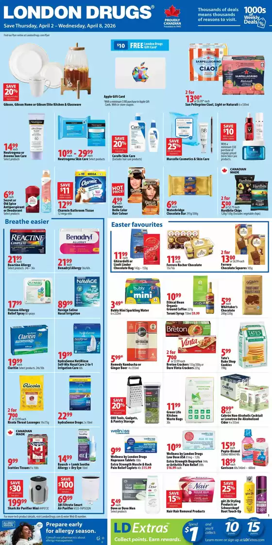 London Drugs catalogue in Buckingham | Exclusive deals for our customers | 2026-04-02T00:00:00.000Z - 2026-04-08T00:00:00.000Z