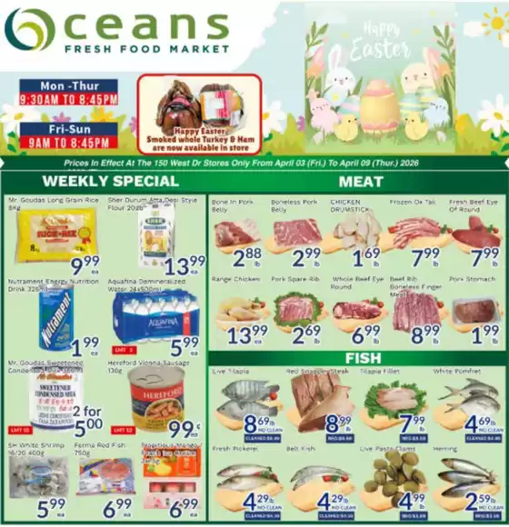 Oceans Fresh Food Market catalogue | Enjoy Special deals everyday | 2026-04-03T00:00:00.000Z - 2026-04-09T00:00:00.000Z