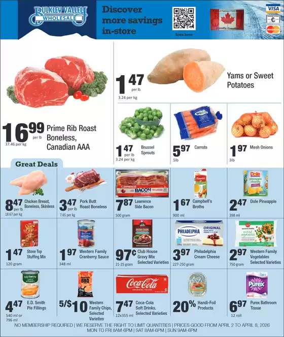 Bulkley Valley Wholesale catalogue | Discover more savings in-store | 2026-04-03T00:00:00.000Z - 2026-04-08T00:00:00.000Z