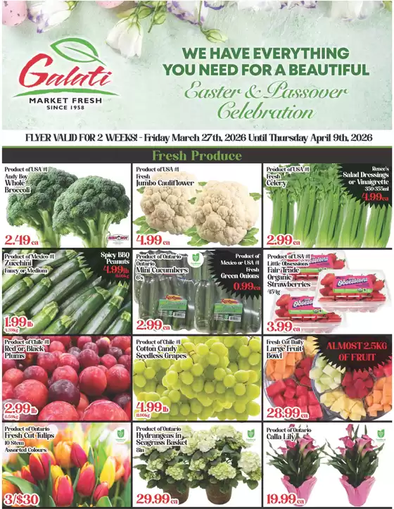 Galati Market Fresh catalogue | Weekly flyer  | 2026-04-03T00:00:00.000Z - 2026-04-09T00:00:00.000Z