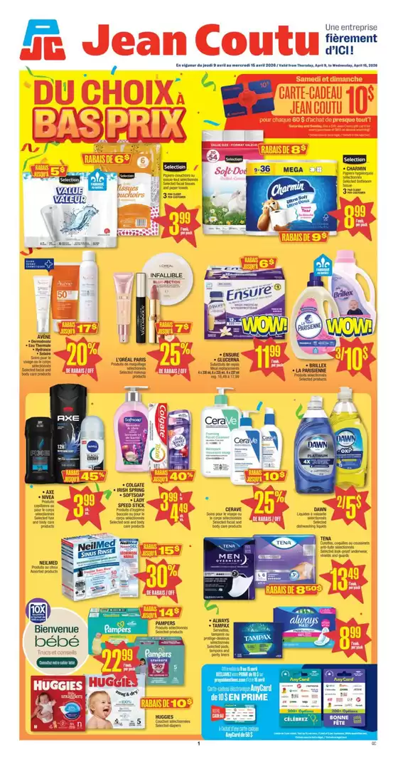 Jean Coutu catalogue in Esterhazy | Great offer for all customers | 2026-04-09T00:00:00.000Z - 2026-04-15T00:00:00.000Z