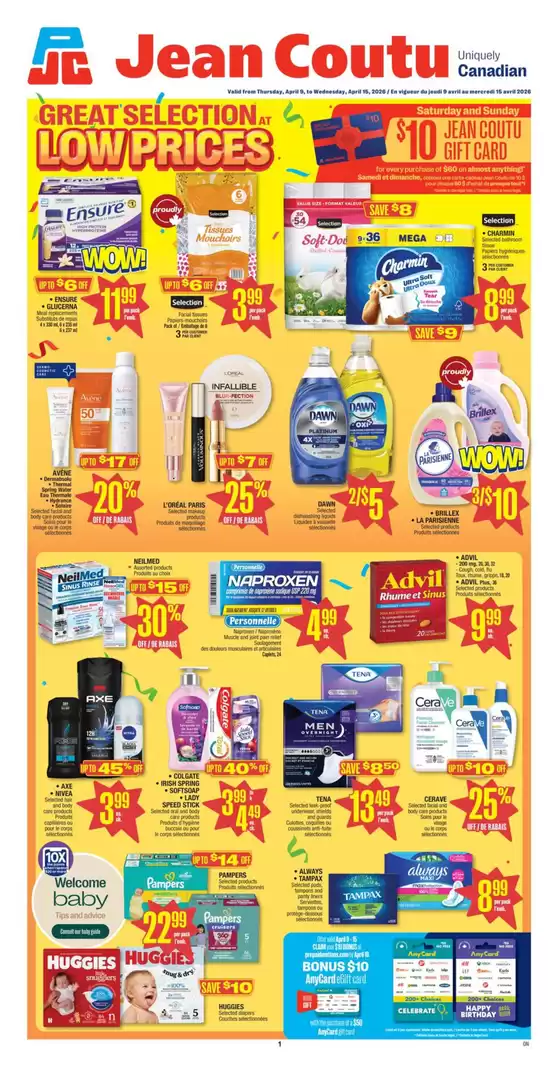 Jean Coutu catalogue in Esterhazy | Save now with our deals | 2026-04-09T00:00:00.000Z - 2026-04-15T00:00:00.000Z