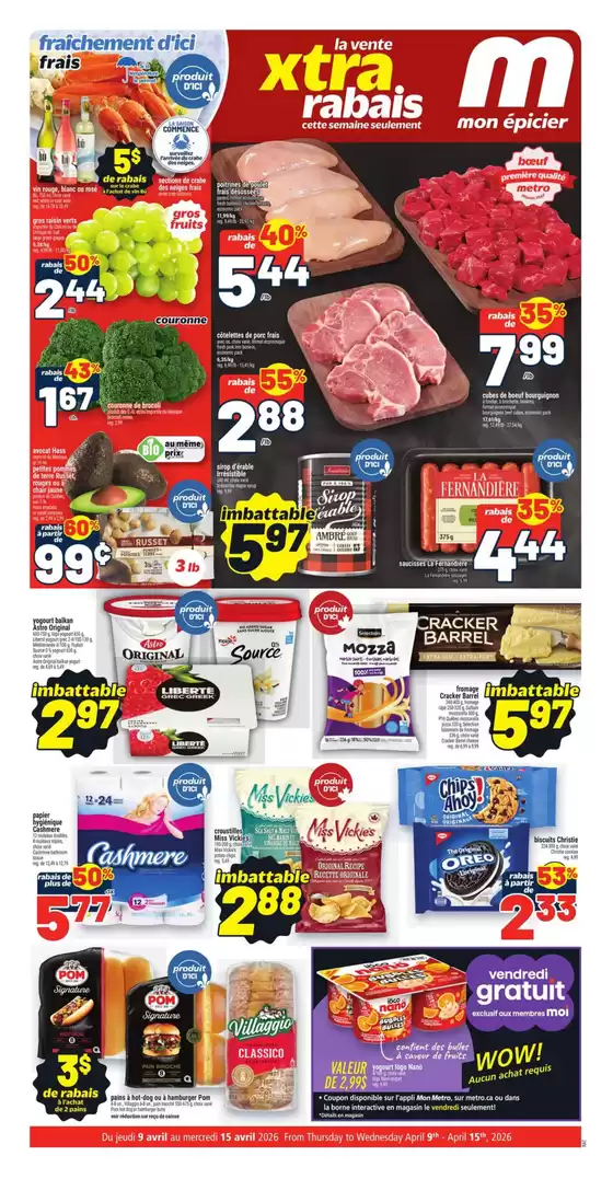 Metro catalogue in Marystown | Our best bargains | 2026-04-09T00:00:00.000Z - 2026-04-15T00:00:00.000Z