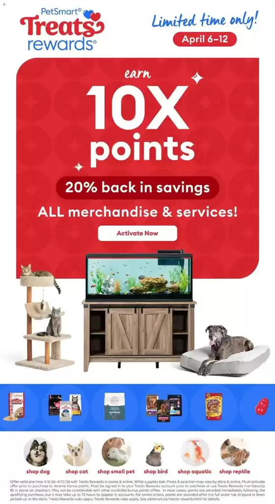 Petsmart catalogue in Marystown | Exclusive deals and bargains | 2026-04-06T00:00:00.000Z - 2026-04-16T00:00:00.000Z