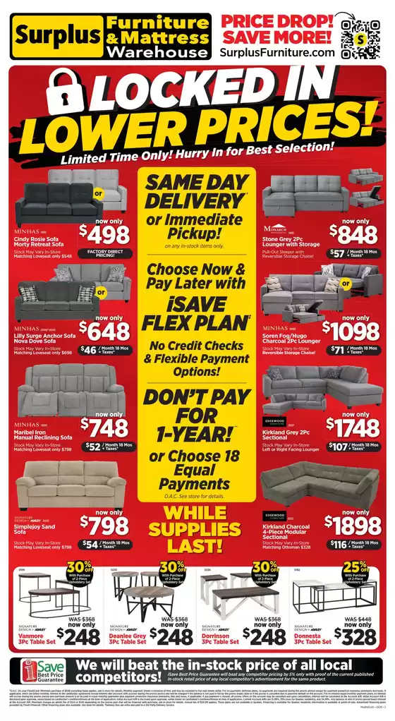 Surplus Furniture catalogue | Price drop save more  | 2026-04-07T00:00:00.000Z - 2026-04-19T00:00:00.000Z