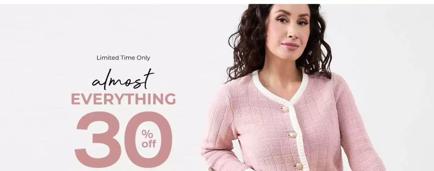 Cleo catalogue | Almost everything 30% off  | 2026-04-08T00:00:00.000Z - 2026-04-22T00:00:00.000Z