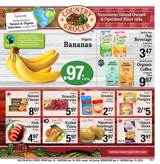 Country Grocer catalogue | Save now with our deals | 2026-04-08T00:00:00.000Z - 2026-04-16T00:00:00.000Z