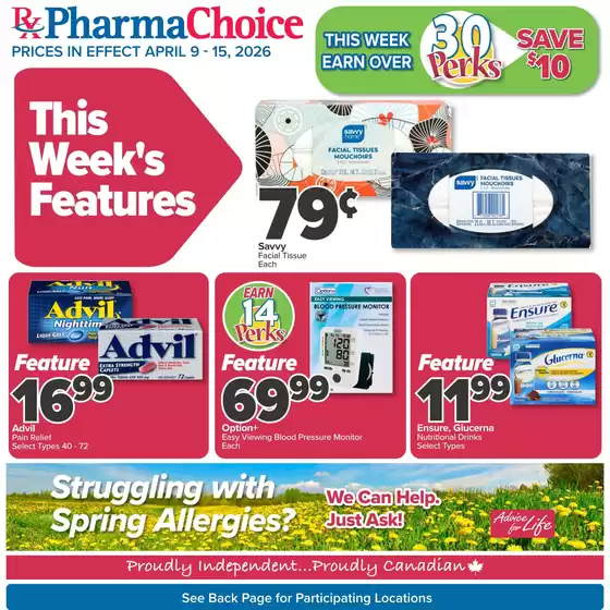 PharmaChoice catalogue in Edmonton | Our best offers for you | 2026-04-09T00:00:00.000Z - 2026-04-15T00:00:00.000Z
