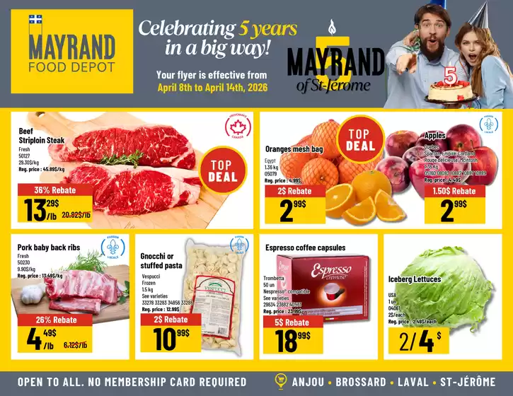 Mayrand catalogue in Montreal | Mayrand flyer | 2026-04-08T00:00:00.000Z - 2026-04-14T00:00:00.000Z