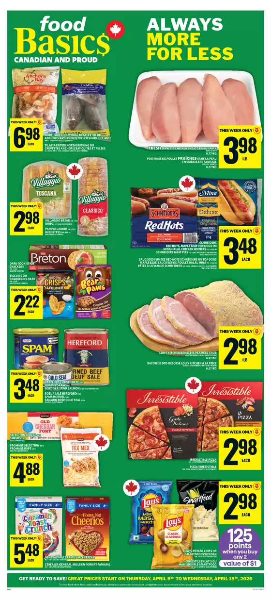 Food Basics catalogue | Our best deals for you | 2026-04-09T00:00:00.000Z - 2026-04-15T00:00:00.000Z