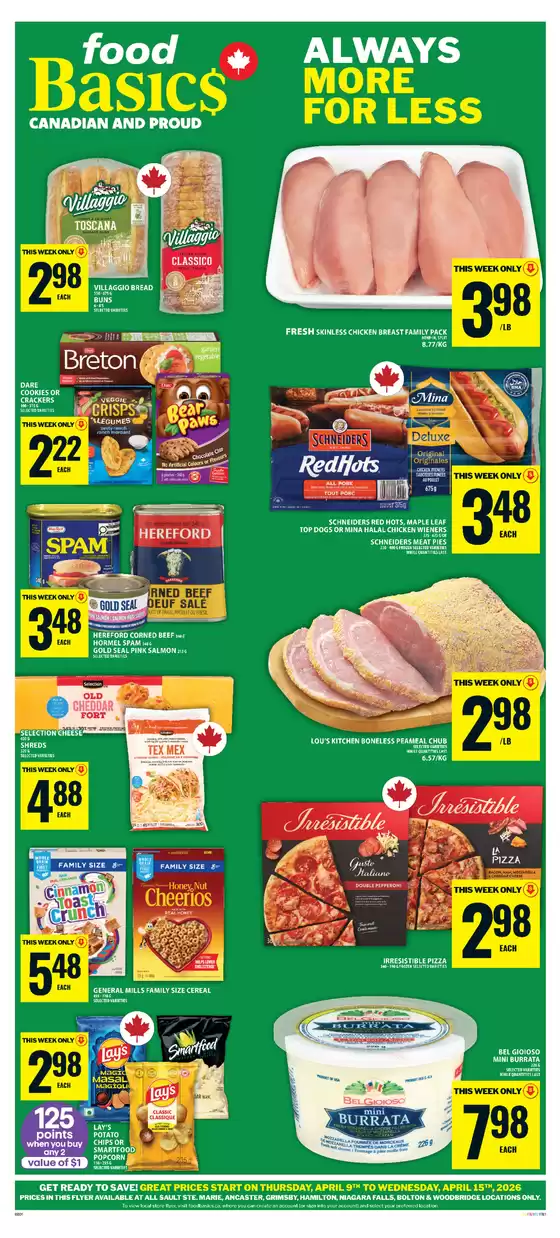 Food Basics catalogue | Great offer for bargain hunters | 2026-04-09T00:00:00.000Z - 2026-04-15T00:00:00.000Z