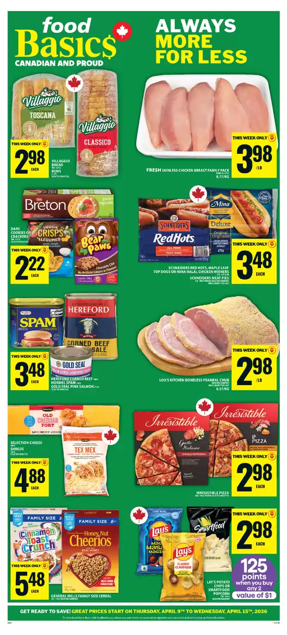 Food Basics catalogue | Current deals and offers | 2026-04-09T00:00:00.000Z - 2026-04-15T00:00:00.000Z
