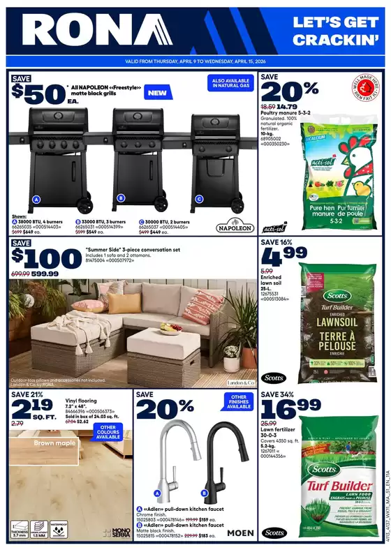 RONA catalogue | RONA Weekly ad | 2026-04-09T00:00:00.000Z - 2026-04-15T00:00:00.000Z