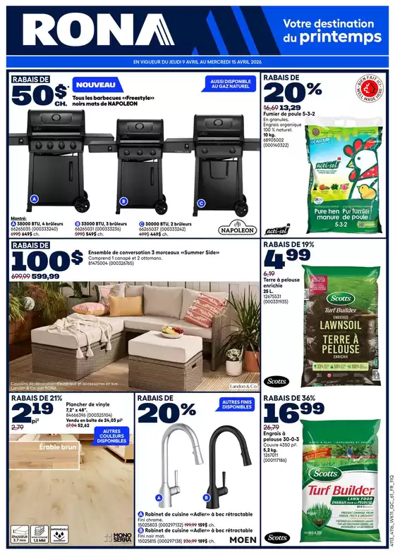 RONA catalogue | Our best offers for you | 2026-04-09T00:00:00.000Z - 2026-04-15T00:00:00.000Z