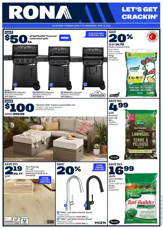 RONA catalogue | Current deals and offers | 2026-04-09T00:00:00.000Z - 2026-04-15T00:00:00.000Z