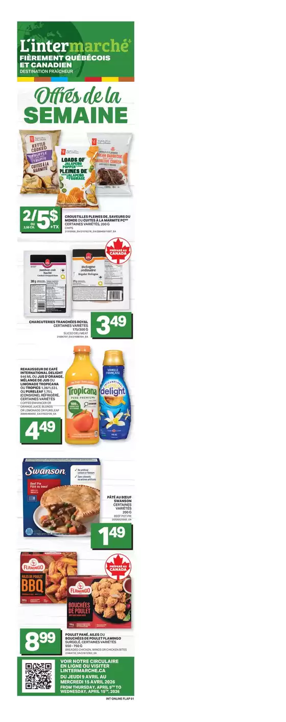 L'Intermarché catalogue | New offers to discover | 2026-04-09T00:00:00.000Z - 2026-04-15T00:00:00.000Z