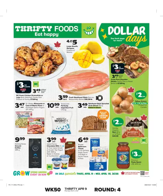 Thrifty Foods catalogue | Our best offers for you | 2026-04-09T00:00:00.000Z - 2026-04-15T00:00:00.000Z