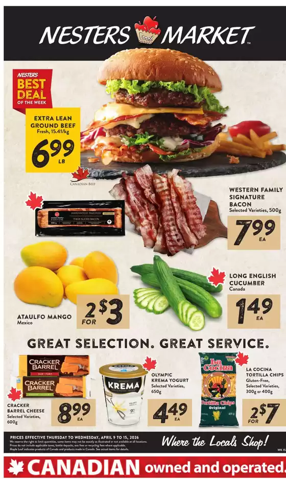 Nesters Market catalogue | Weekly flyer  | 2026-04-09T00:00:00.000Z - 2026-04-15T00:00:00.000Z