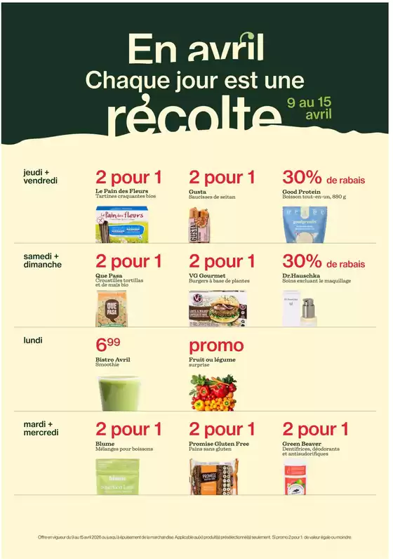 Avril catalogue | Circulaire | 2026-04-09T00:00:00.000Z - 2026-04-15T00:00:00.000Z