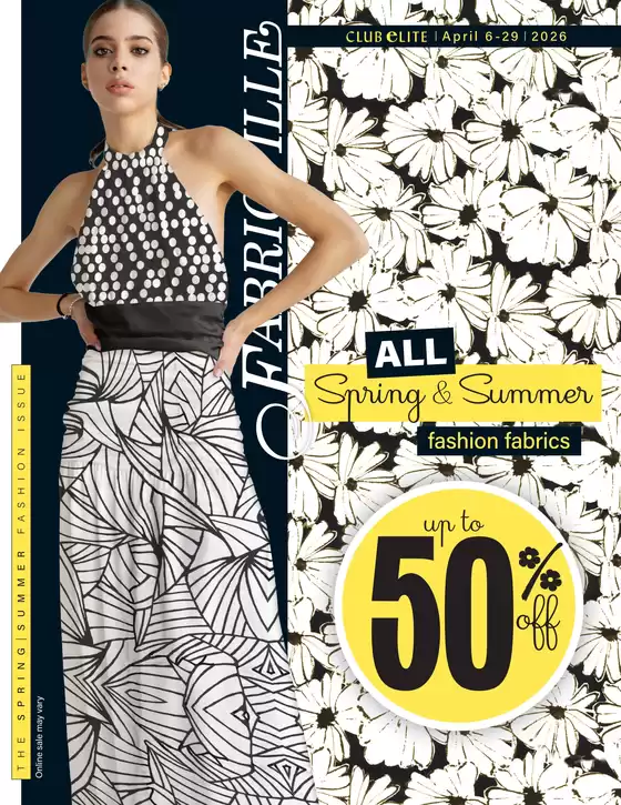 Fabricville catalogue in Radisson | All spring and summer fashion fabric | 2026-04-09T00:00:00.000Z - 2026-04-29T00:00:00.000Z