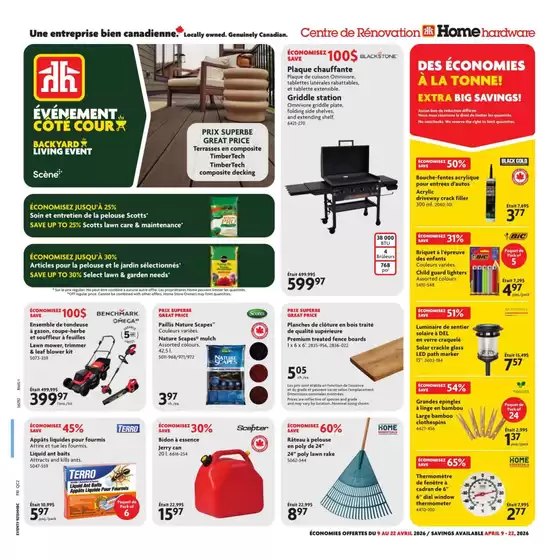 Home Hardware catalogue in Windsor NS | Exclusive deals and bargains | 2026-04-09T00:00:00.000Z - 2026-04-22T00:00:00.000Z