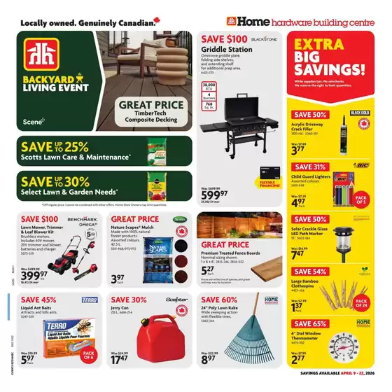 Home Hardware catalogue in Windsor NS | Special offers for you | 2026-04-09T00:00:00.000Z - 2026-04-22T00:00:00.000Z