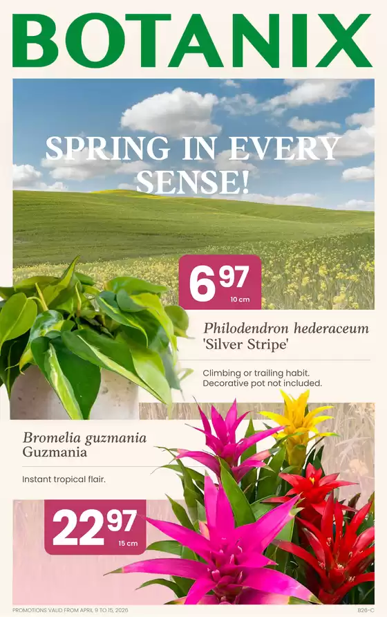 Botanix catalogue in Moncton | Botanix Flyer Deals in effect from April 9 to 15 | 2026-04-09T00:00:00.000Z - 2026-04-15T00:00:00.000Z