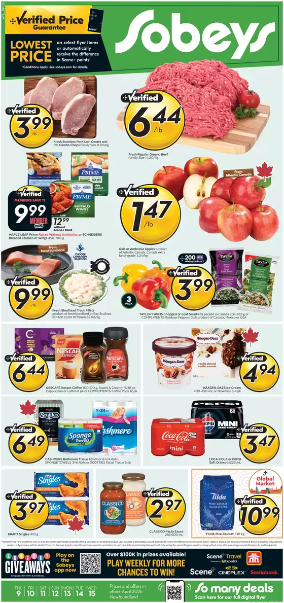 Sobeys catalogue | Weekly flyer | 2026-04-09T00:00:00.000Z - 2026-04-15T00:00:00.000Z