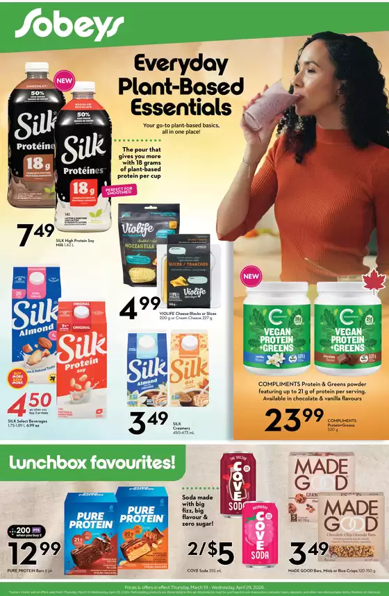 Sobeys catalogue | Everyday Plant-Based Essentials | 2026-04-09T00:00:00.000Z - 2026-04-29T00:00:00.000Z