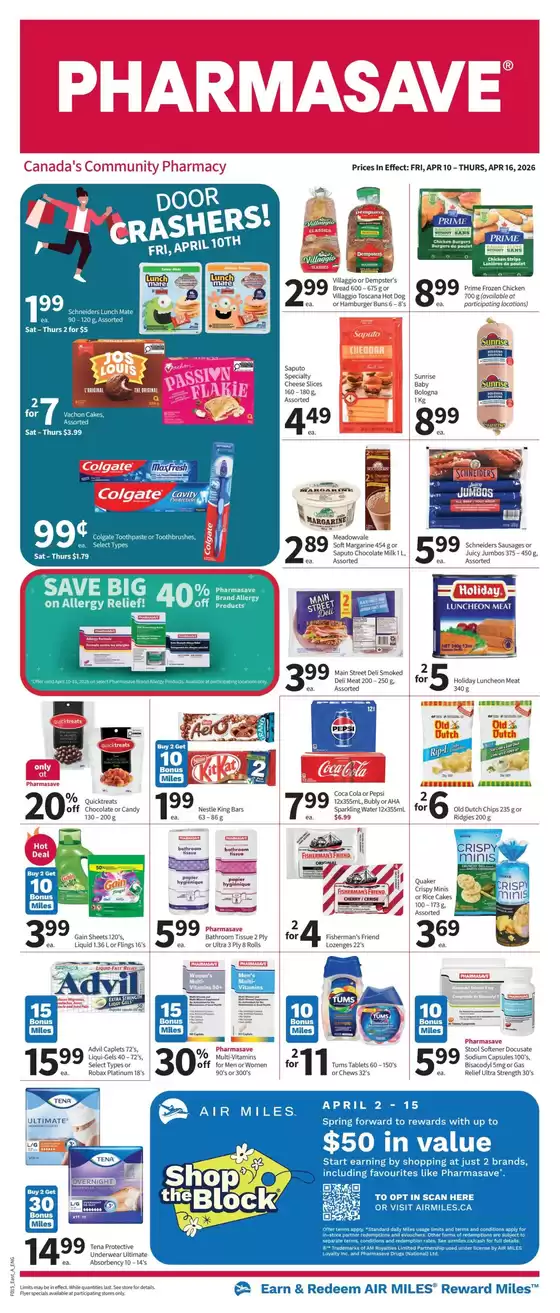 Pharmasave catalogue in Miramichi | Pharmasave weekly flyer | 2026-04-10T00:00:00.000Z - 2026-04-16T00:00:00.000Z