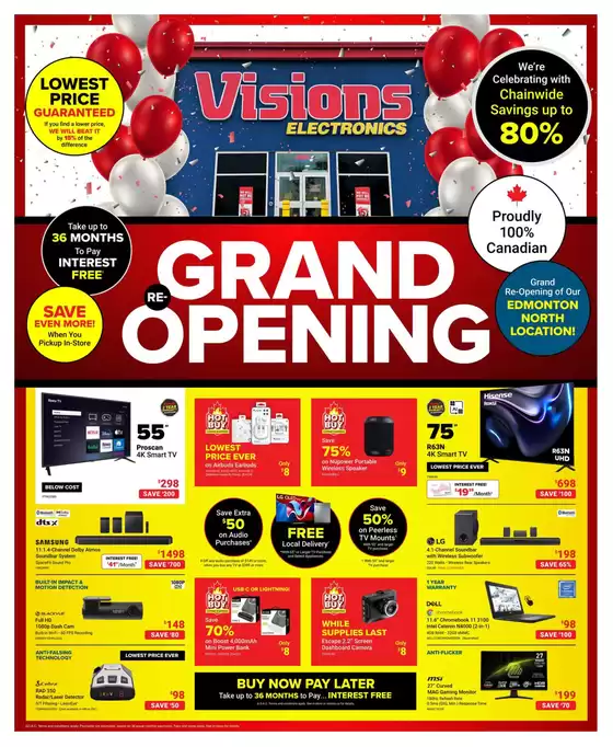 Visions Electronics catalogue in Moncton | Flyer | 2026-04-10T00:00:00.000Z - 2026-04-16T00:00:00.000Z
