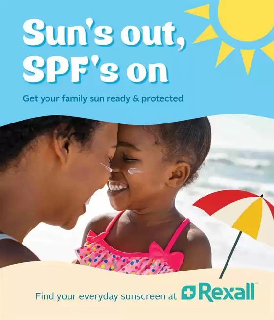 Rexall catalogue in Miramichi | Sun Care Specialty Book | 2026-04-10T00:00:00.000Z - 2026-09-03T00:00:00.000Z