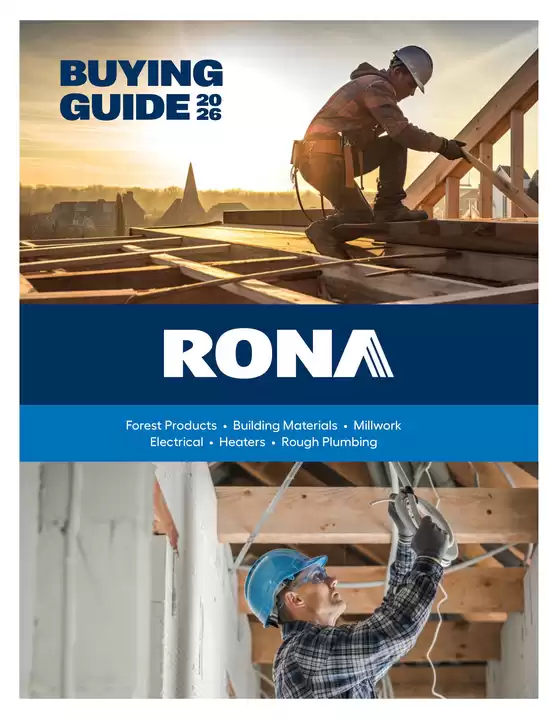 RONA catalogue | Buying guide 2026  | 2026-04-10T00:00:00.000Z - 2026-08-31T00:00:00.000Z