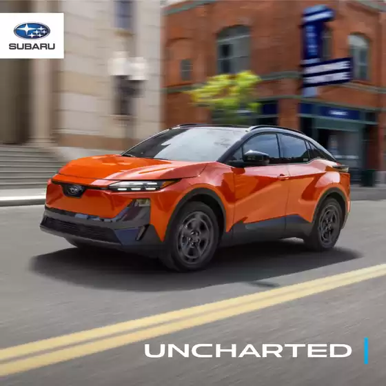 catalogue in London | Subaru Uncharted | 2026-04-14T00:00:00.000Z - 2026-04-28T00:00:00.000Z