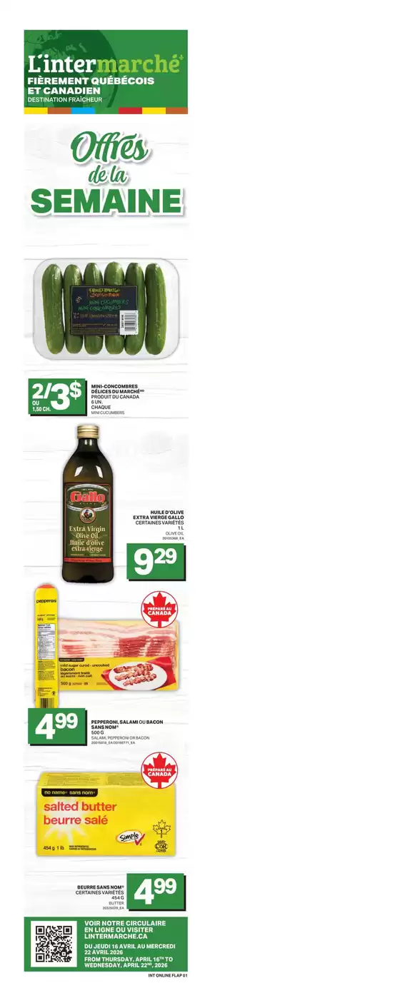 L'Intermarché catalogue in Belleville | Current bargains and offers | 2026-04-16T00:00:00.000Z - 2026-04-22T00:00:00.000Z