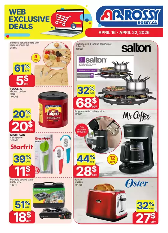 Rossy catalogue in Prince George | Top offers for smart savers | 2026-04-16T00:00:00.000Z - 2026-04-22T00:00:00.000Z