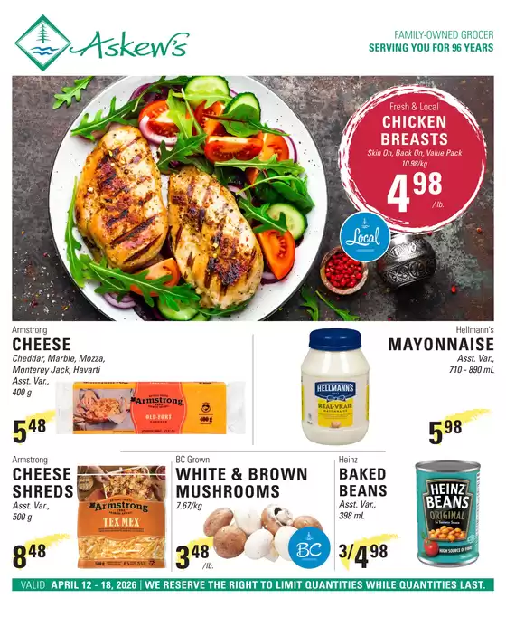 Askews Foods catalogue in Belleville | Weekly flyer | 2026-04-15T00:00:00.000Z - 2026-04-18T00:00:00.000Z