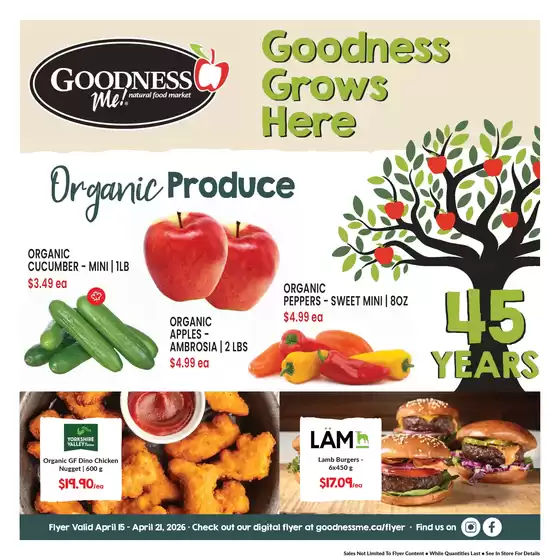 Goodness Me catalogue in Belleville | Weekly flyer | 2026-04-15T00:00:00.000Z - 2026-04-21T00:00:00.000Z