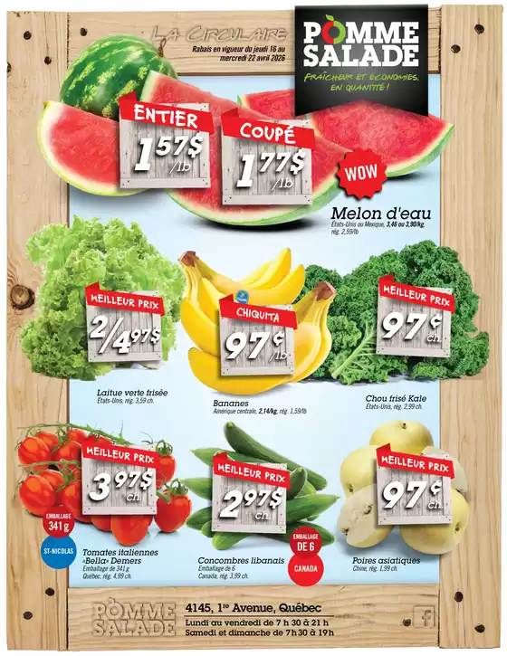 Pomme Natural Market catalogue | La circulaire  | 2026-04-16T00:00:00.000Z - 2026-04-22T00:00:00.000Z